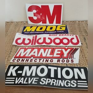 3M, Moog, Wilwood, Manley, K-Motion Sticker Set